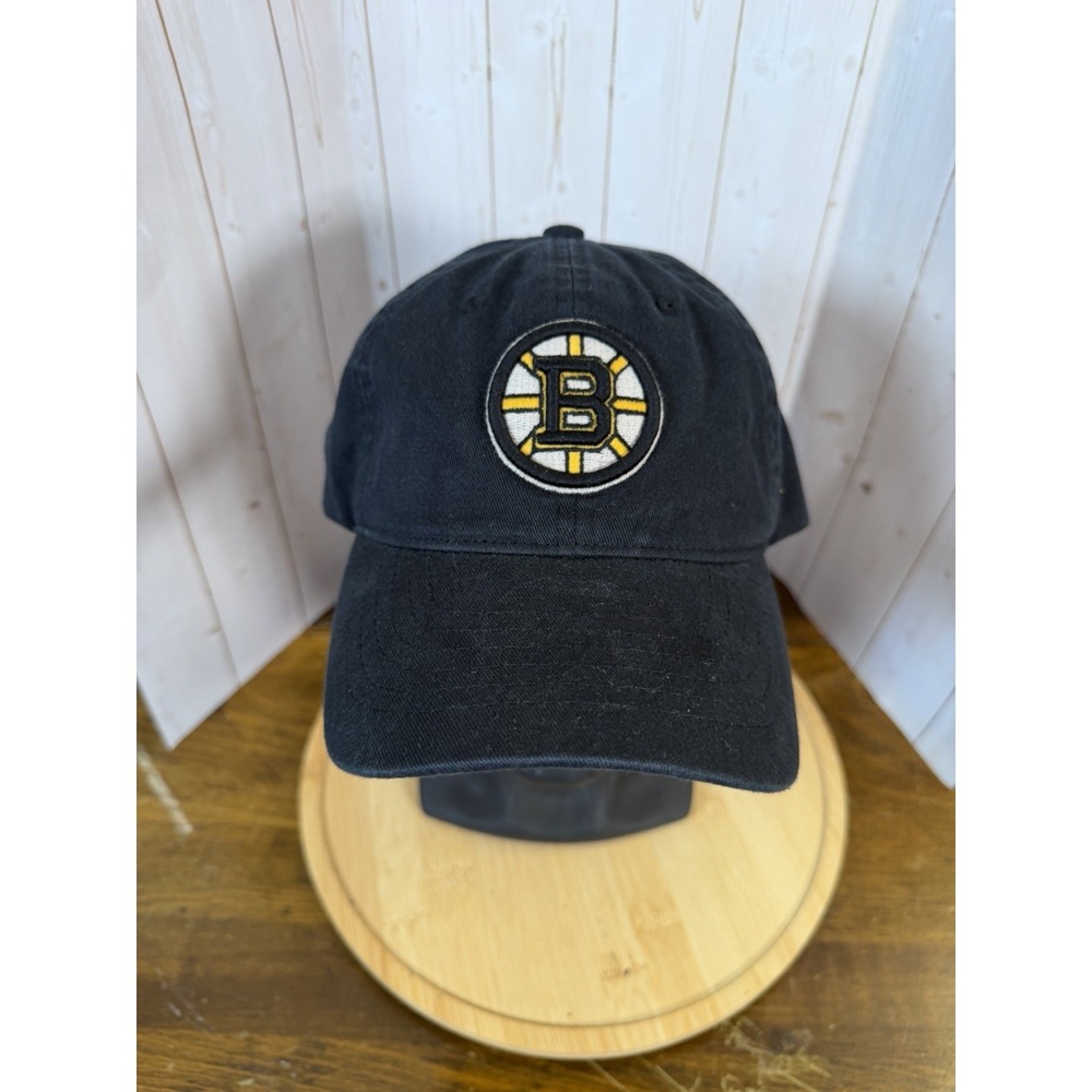 Boston Bruins‎ Hat NHL Zephyr Cap Adjustable Strap Z Hat Black